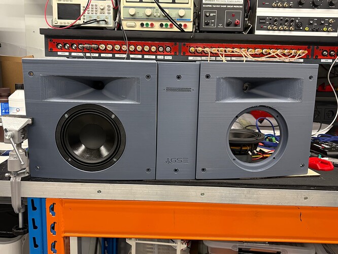 3D printed front panels for the portable speaker