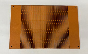 Laser cut side panel