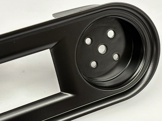 Regular matt black paint