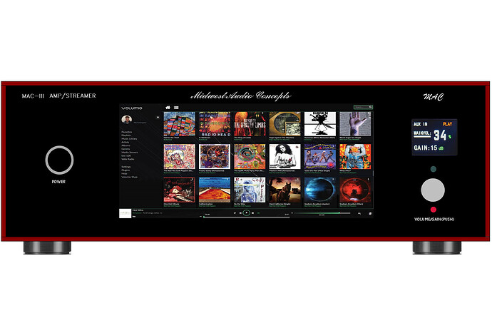 Black Panel Red Frame