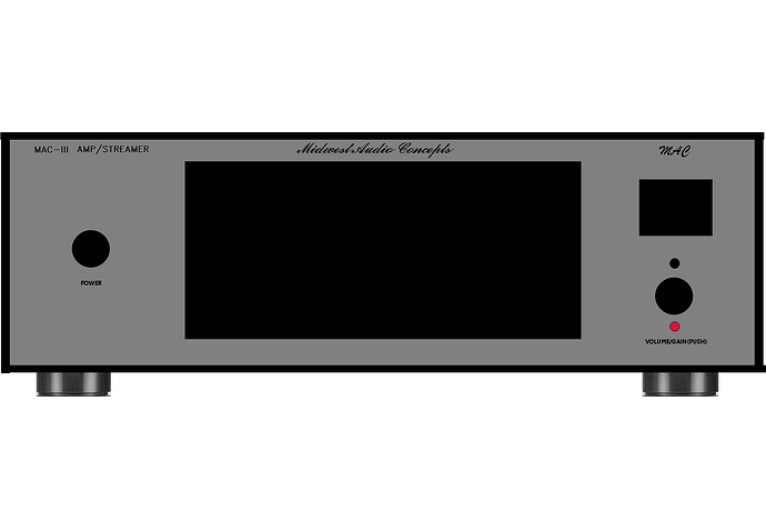Front panel look Gray Balck
