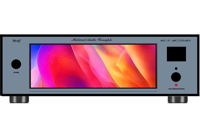 Backup of Front panel look Steel Blue 12inch Display