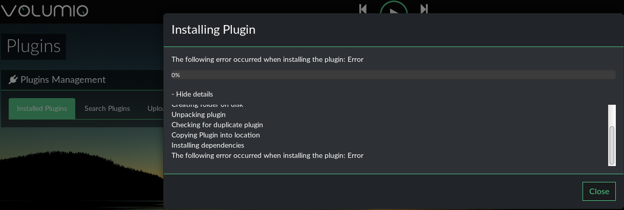 volumio-install-kodi-plugin-error.png